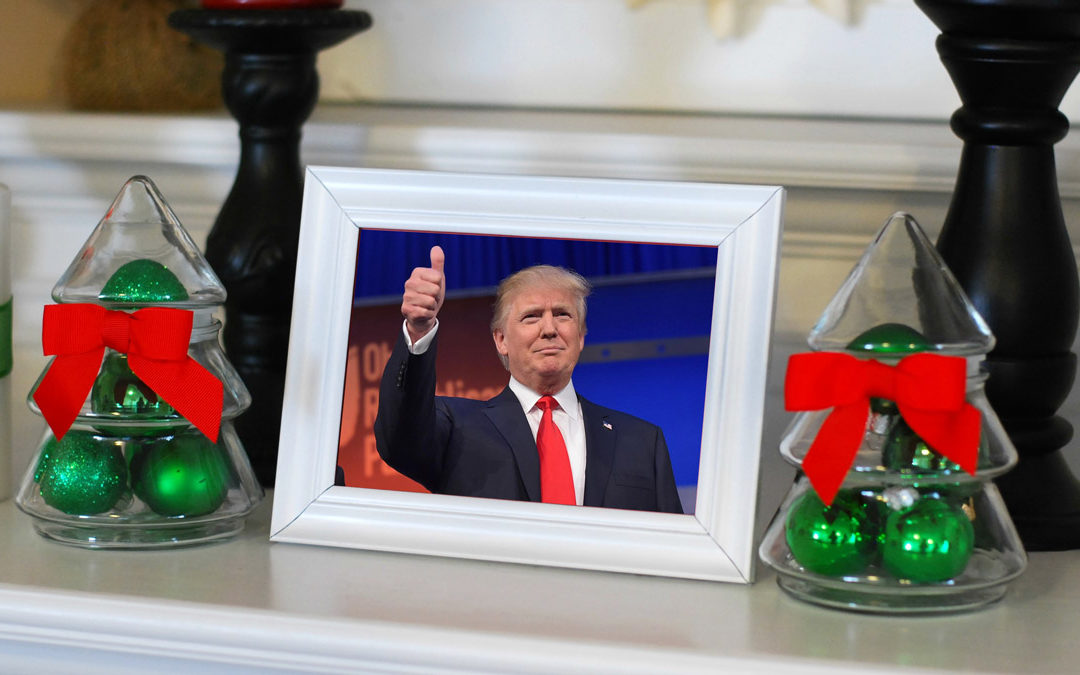 Donald on the mantle